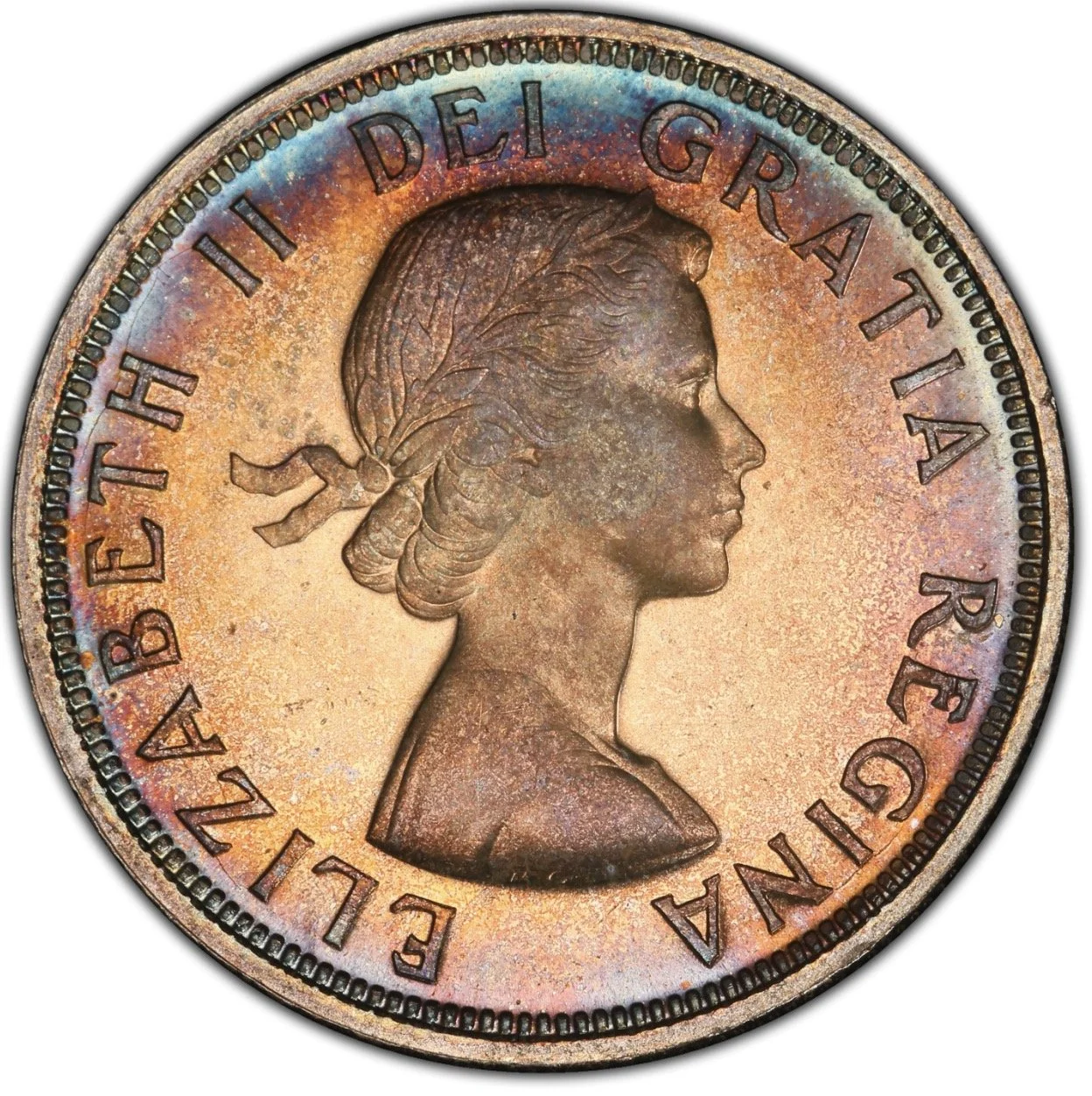 1960 Silver Dollar Queen Elizabeth II — Canadian Coins